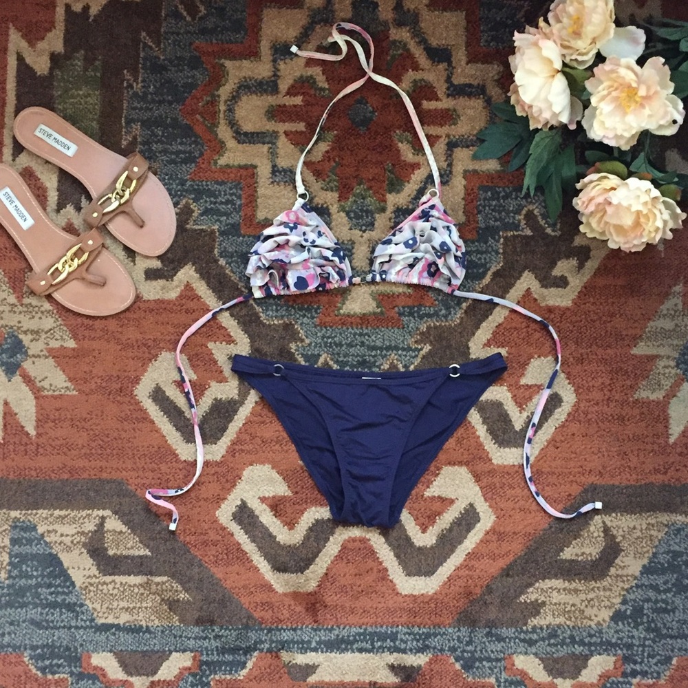 Zimmermann ruffle top bikini